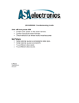 ASA Electronics JE1029BMK User's Manual