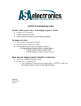 ASA Electronics AOM561 User's Manual