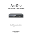 ArtDio IPC 1000 User's Manual