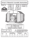 Arrow Storage Products LB108-B User's Manual