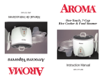 Aroma ARC-727-1NG User's Manual