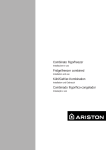 Ariston Fridge/Freezer Combined User's Manual