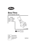 Ariens SS522 User's Manual