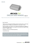 Archos TV+ User's Manual