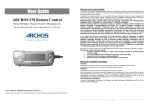 Archos AV100 User's Manual