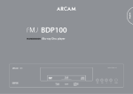 Arcam BDP100 User's Manual