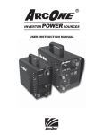 ARC Inverter Power Sources User's Manual
