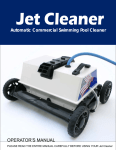 AQUATECH Jet Cleaner Pool Cleaner User's Manual