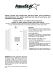 AquaStar 125B LP User's Manual