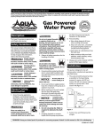 AquaPRO GPH550PRO User's Manual
