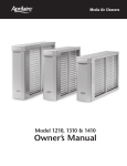Aprilaire 1410 User's Manual
