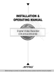 Approach Tech DVR-3016D User's Manual