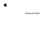 Apple Universal Dock User's Manual