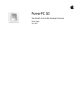 Apple PowerPC G5 User's Manual