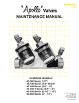 Apollo Precision Tools Valves 4S-100 User's Manual