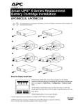 APC RBC115 User's Manual