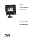 AOC LM740 User's Manual