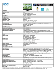 AOC 416Va User's Manual