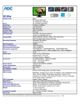 AOC 2016Sw User's Manual