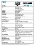 AOC 1619Sw User's Manual