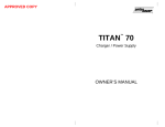 Anton/Bauer TITAN 70 User's Manual