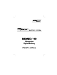 Anton/Bauer DIONIC 90 User's Manual