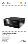 Antec Veris Fusion Remote Max User's Manual