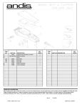 Andis Company MVP-2 User's Manual