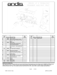 Andis Company D-4 User's Manual