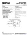 Analog Devices AD9912 User's Manual