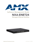 AMX NXA-ENET24 User's Manual
