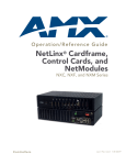 AMX NetLinx NXM Series User's Manual
