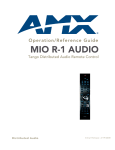 AMX R-1 User's Manual