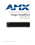 AMX DAS-TAMP4-SIG User's Manual