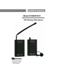 AmpliVox VHF S1600 User's Manual