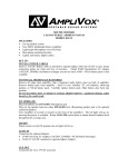 AmpliVox S312A User's Manual