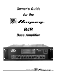 Ampeg B4R User's Manual