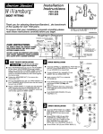 American Standard Williamsburg 7391.224 User's Manual
