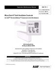 American Standard UV05 User's Manual