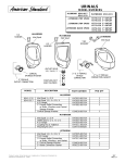 American Standard Urinal - Washout Action 6571.026 User's Manual