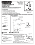 American Standard TownSquare Pressure Balancing Bath and Shower 2555.652 User's Manual