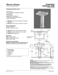American Standard Townsend 0555.401 User's Manual