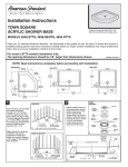 American Standard 3636.STTS User's Manual