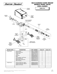 American Standard Self-Closing Double Pedal Valve 7680.010 User's Manual