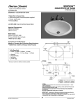 American Standard Sebring 0573.000 User's Manual