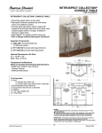 American Standard Retrospect Collection 8711.000.295 User's Manual