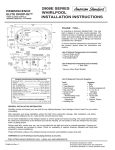 American Standard 2908EC User's Manual
