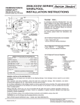 American Standard 2908.XXXW User's Manual