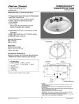 American Standard Reminiscence Countertop Sink 0511.100 User's Manual