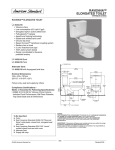 American Standard Ravenna 2642.016 User's Manual